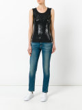 embroidered tank top