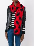 hand print scarf