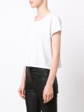 cropped short sleeve T-shirt