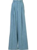 pleated front palazzo pants