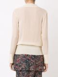 fitted waist longsleeved blouse