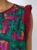 abstract print T-shirt