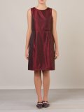 high-waisted sleeveless dress