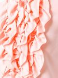 ruffled bib dress