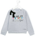 girls print sweatshirt 