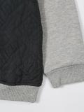 quilted sweatshirt