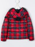 tartan padded jacket