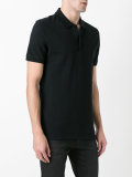 printed collar polo shirt