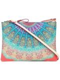 scarf print crossbody bag