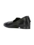 back zip pointed slippers
