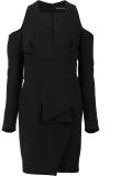 deep V-neck fitted dress