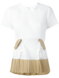 pleated T-shirt