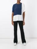 panelled blouse 