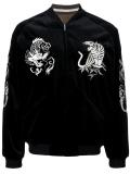 velvet bomber jacket