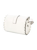 studded scallop edge bag
