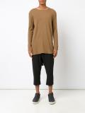 boat neck longsleeved T-shirt