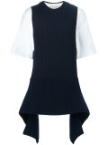 knitted double layer top