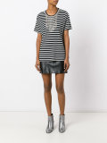 embellished striped T-shirt 