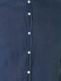 band collar shirt