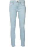 stonewashed skinny jeans