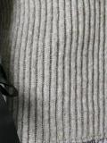 cut-off detailing ribbed jumper