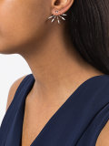 Five spike earrings