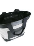 logo embossed tote