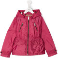 zipped raincoat 
