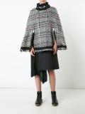 tweed poncho