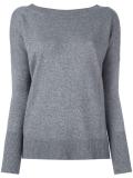 V-back knitted jumper