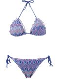 tricot triangle top bikini set