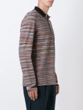 striped polo shirt