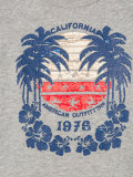 palm tree print sweatshirt