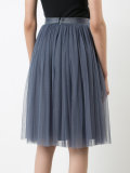 pleated full skirt
