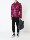 three star plaid shirt