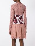 floral corset lace dress