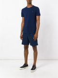 logo tricolour trim T-shirt 