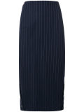 striped pencil skirt