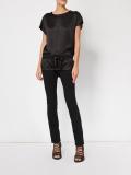 drawstring detail T-shirt