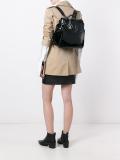 logo embossed backpack