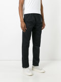 plain track trousers