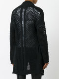 open knit cardigan