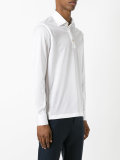 emroidered long sleeve polo shirt