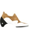 curved heel ankle boot