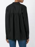 gathered back shirt