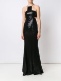 cut-out details gown 