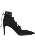 Paris lace-up pumps
