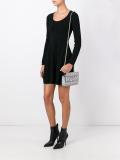crystal embellished knitted dress