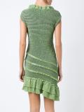v neck knit dress