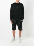 embroidered logo sweatshirt
